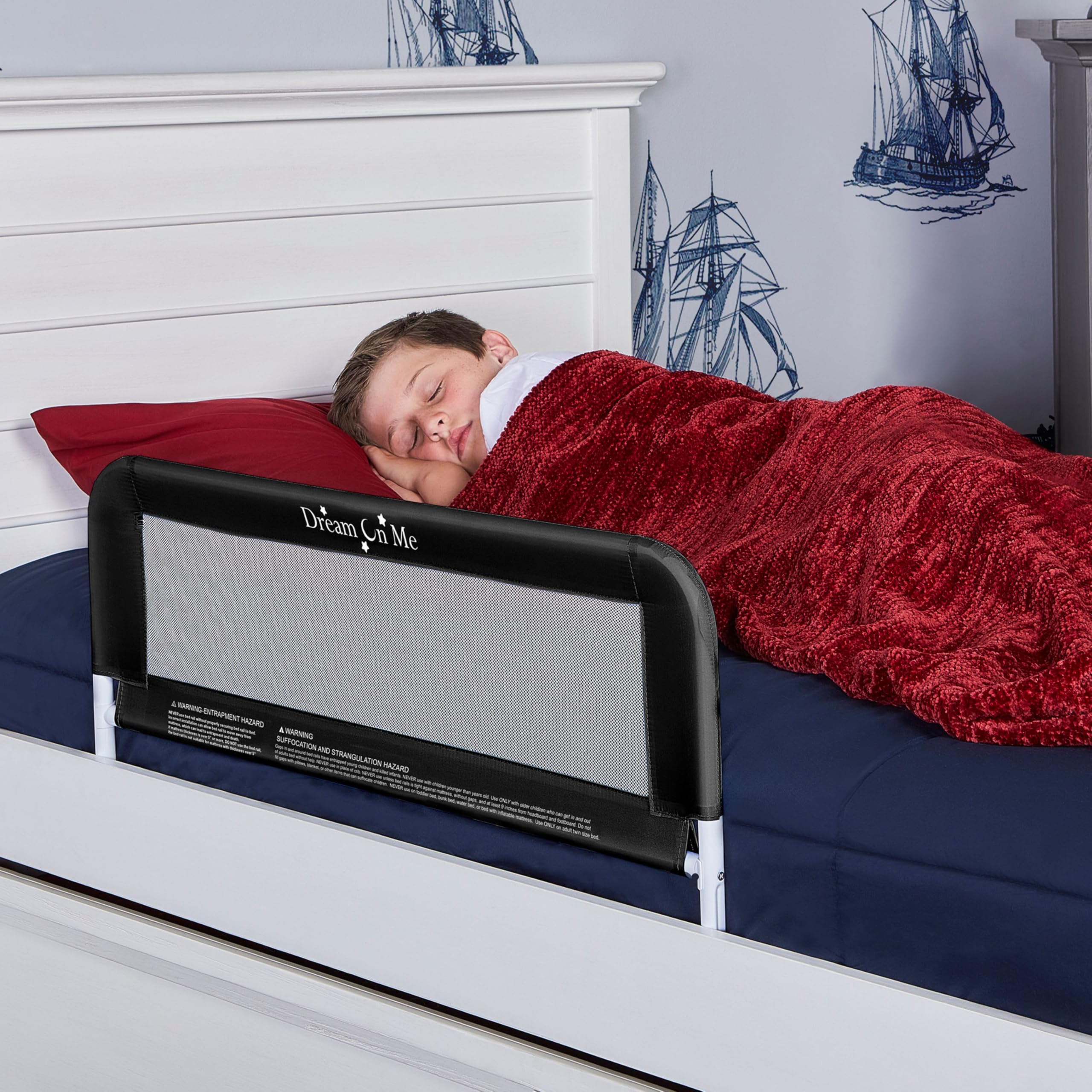 Foto 2 pulgar | Bed Rail Dream On Me, Malla De Seguridad Ligera Para Niños Pequeños - Venta Internacional.