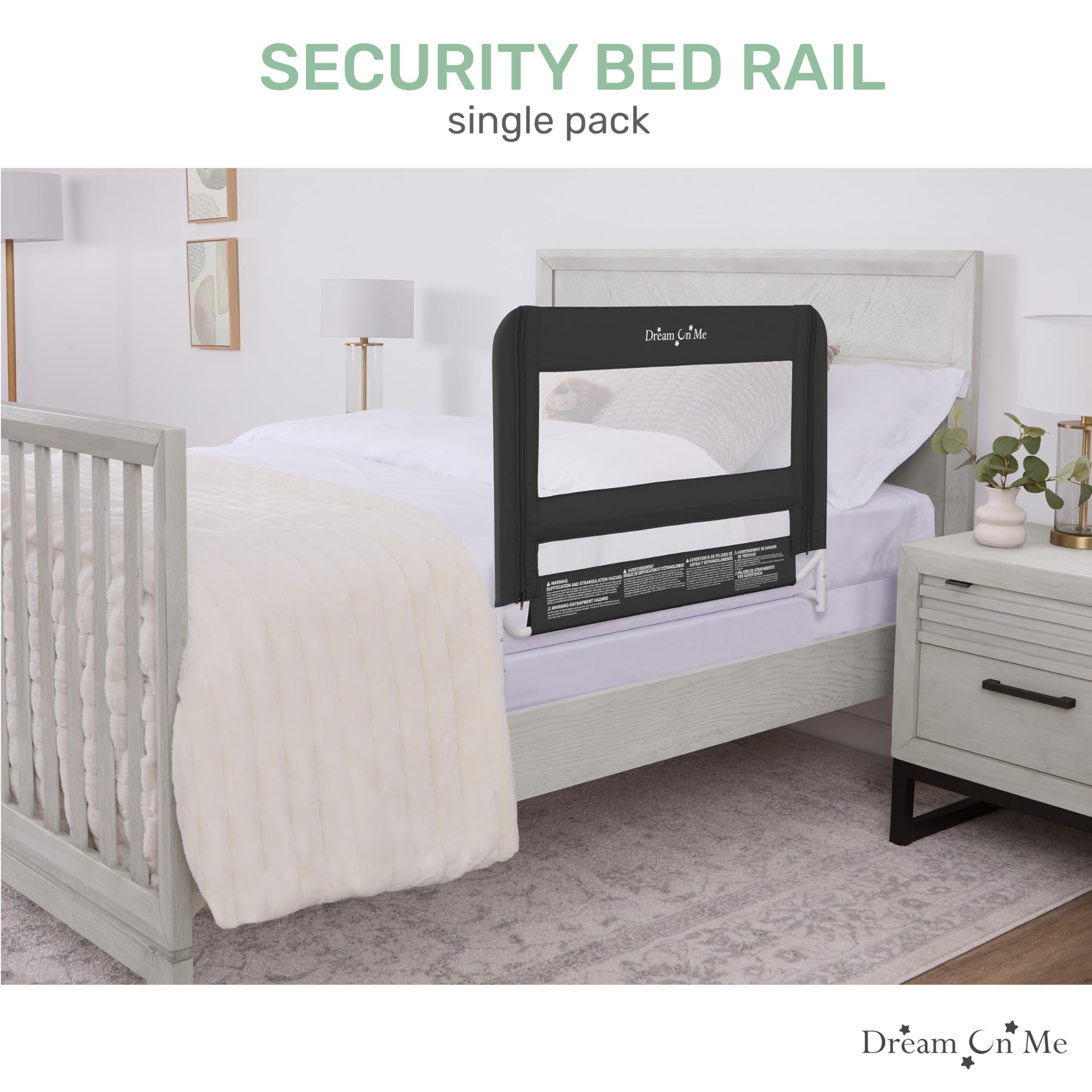 Foto 3 pulgar | Bed Rail Dream On Me, Malla De Seguridad Ligera Para Niños Pequeños - Venta Internacional.
