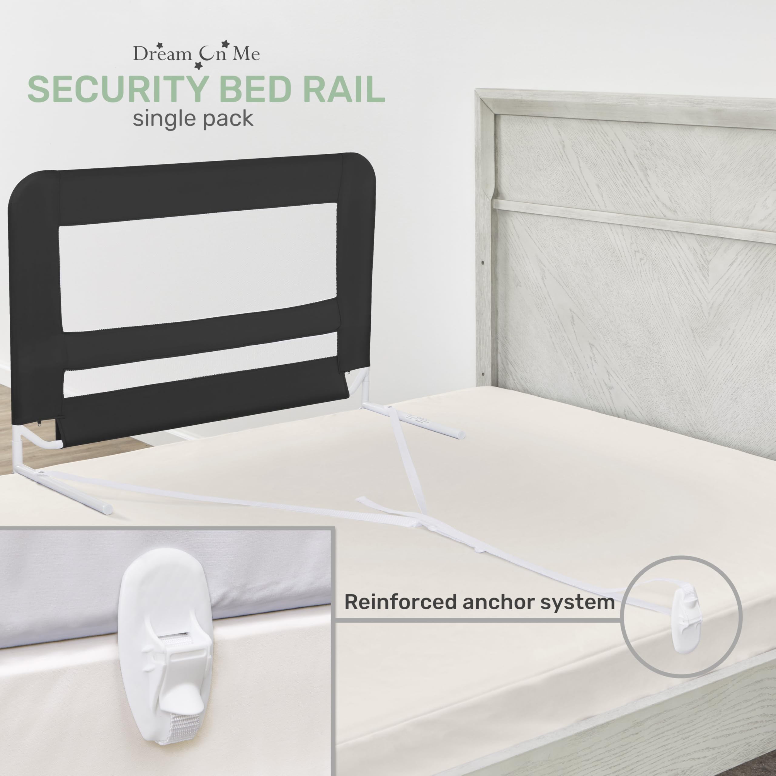 Foto 7 pulgar | Bed Rail Dream On Me, Malla De Seguridad Ligera Para Niños Pequeños - Venta Internacional.