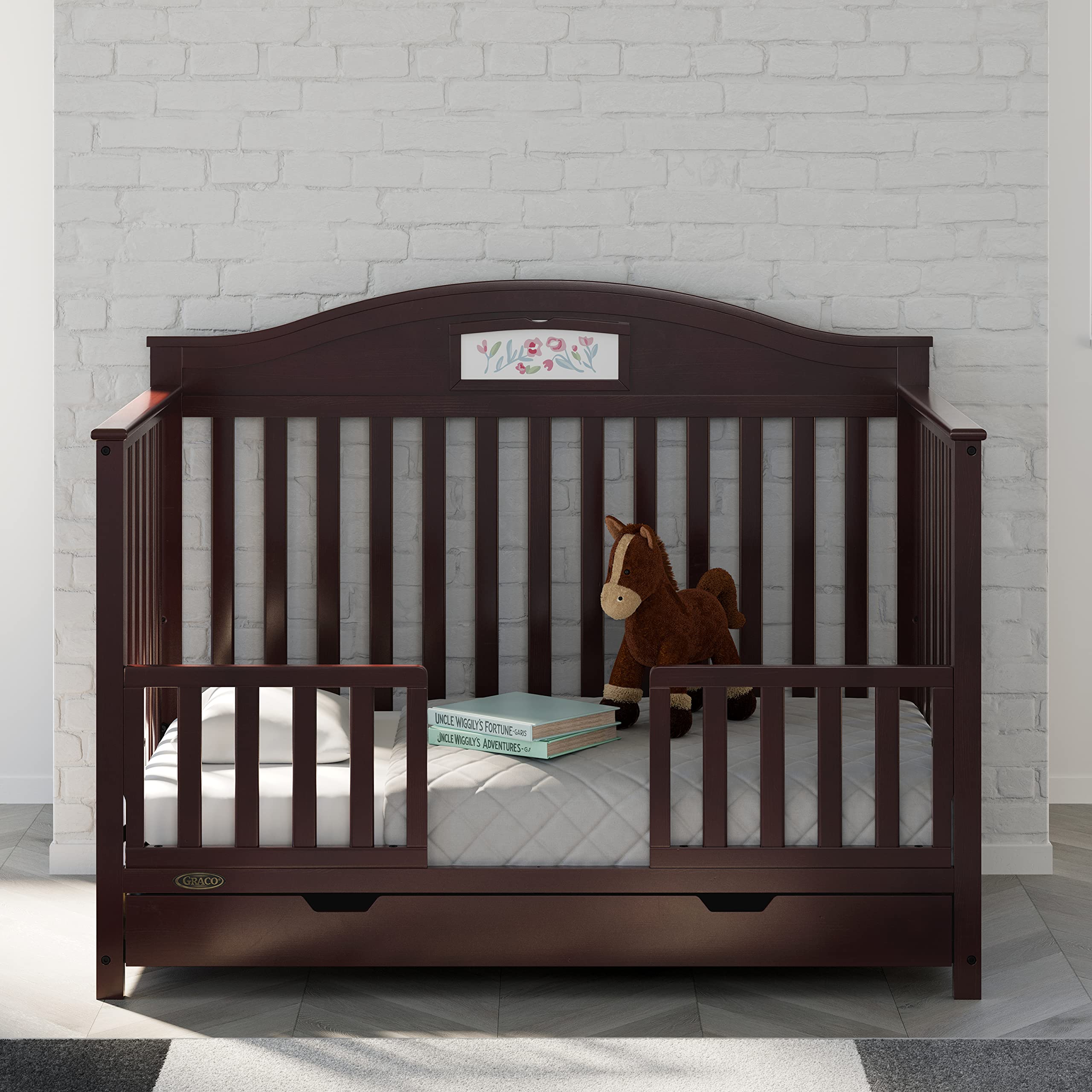 Foto 3 pulgar | Barandilla Graco Para Niños Pequeños Para Cuna Convertible En Cama Para Niños Pequeños - Venta Internacional.