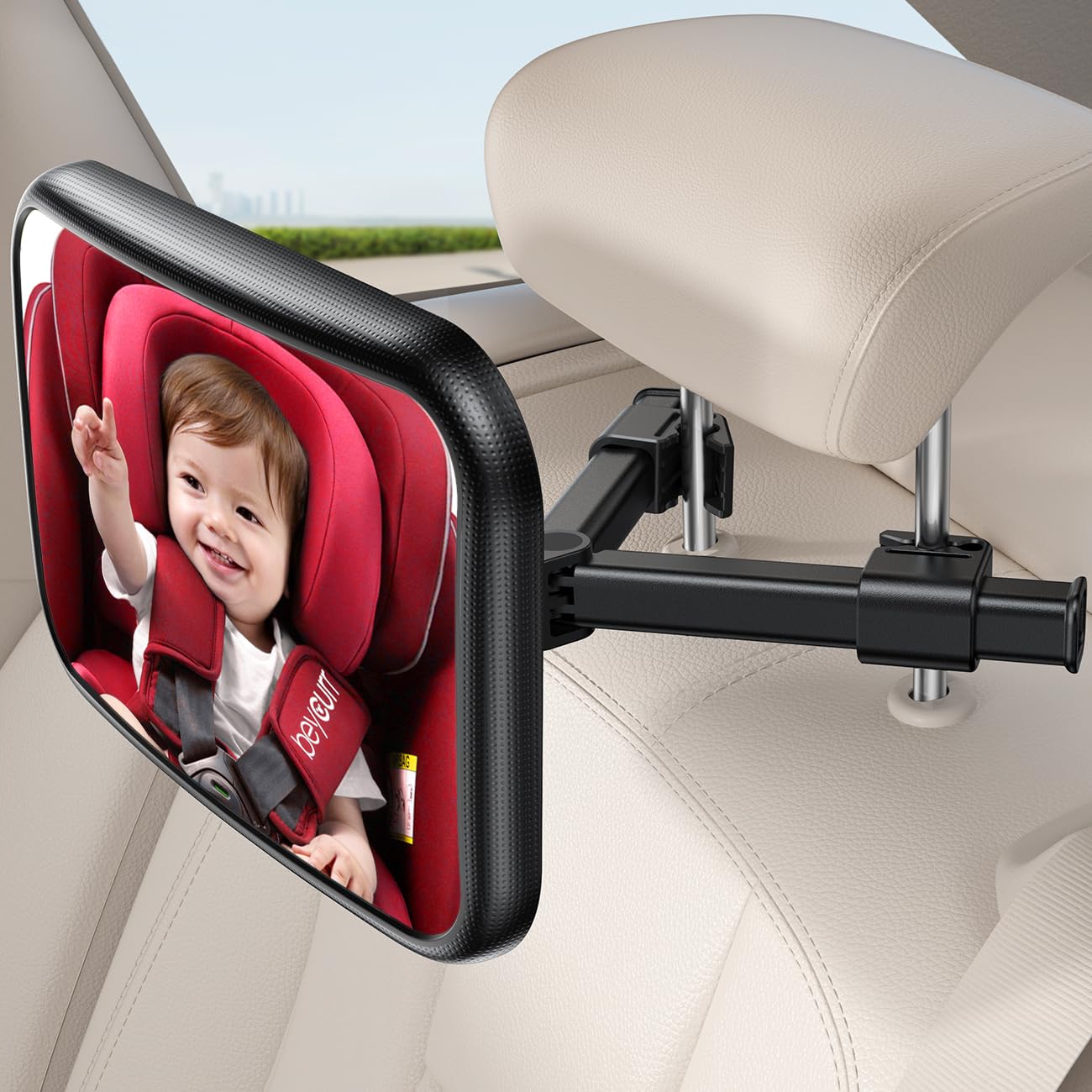 Espejo De Coche Para Bebé Lamicall Espejo Acrílico Irrompible De Seguridad - Venta Internacional.