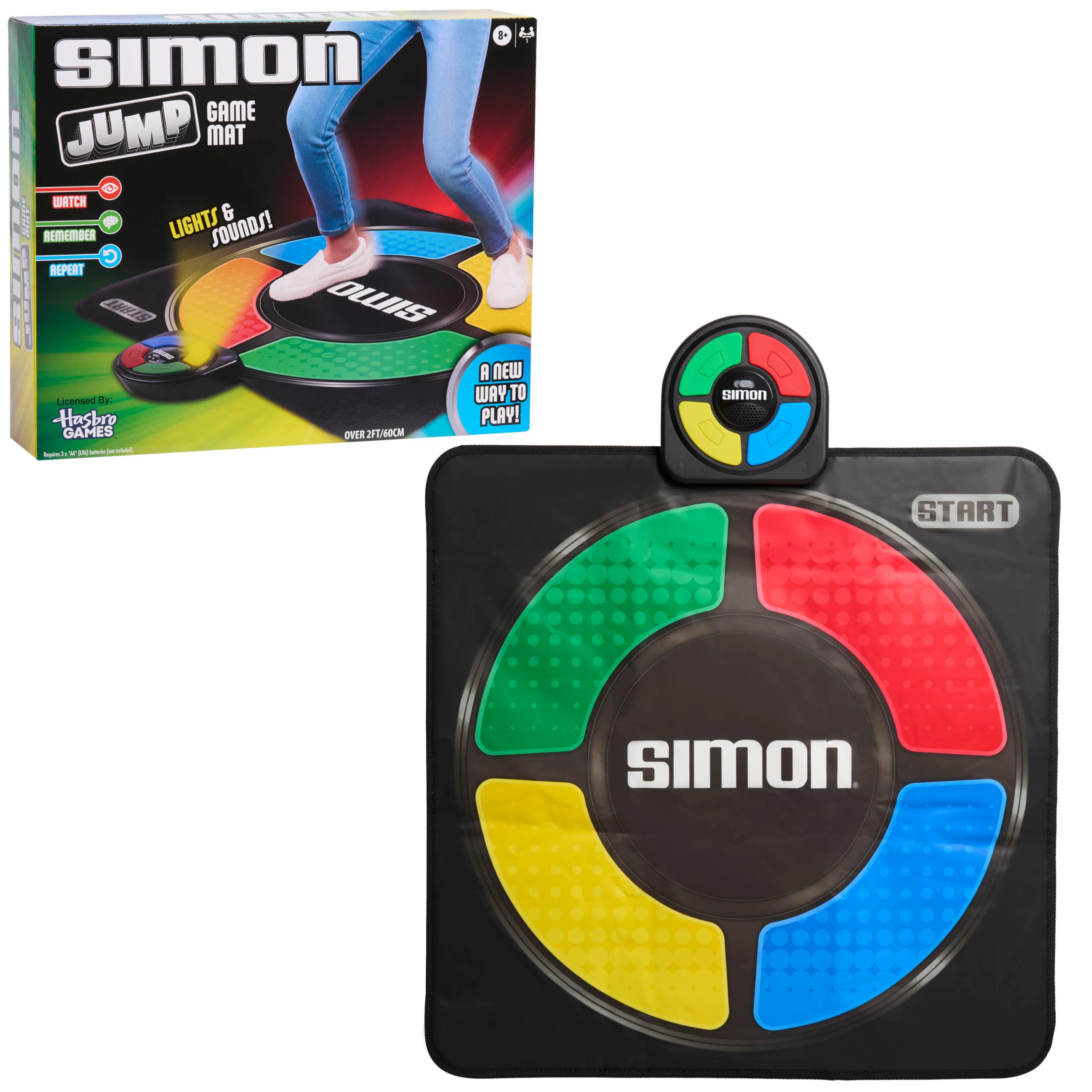 Foto 2 pulgar | Tapete De Juego Just Play Hasbro Simon Jump Con Luces Para Niños Mayores De 8 Años - Venta Internacional.