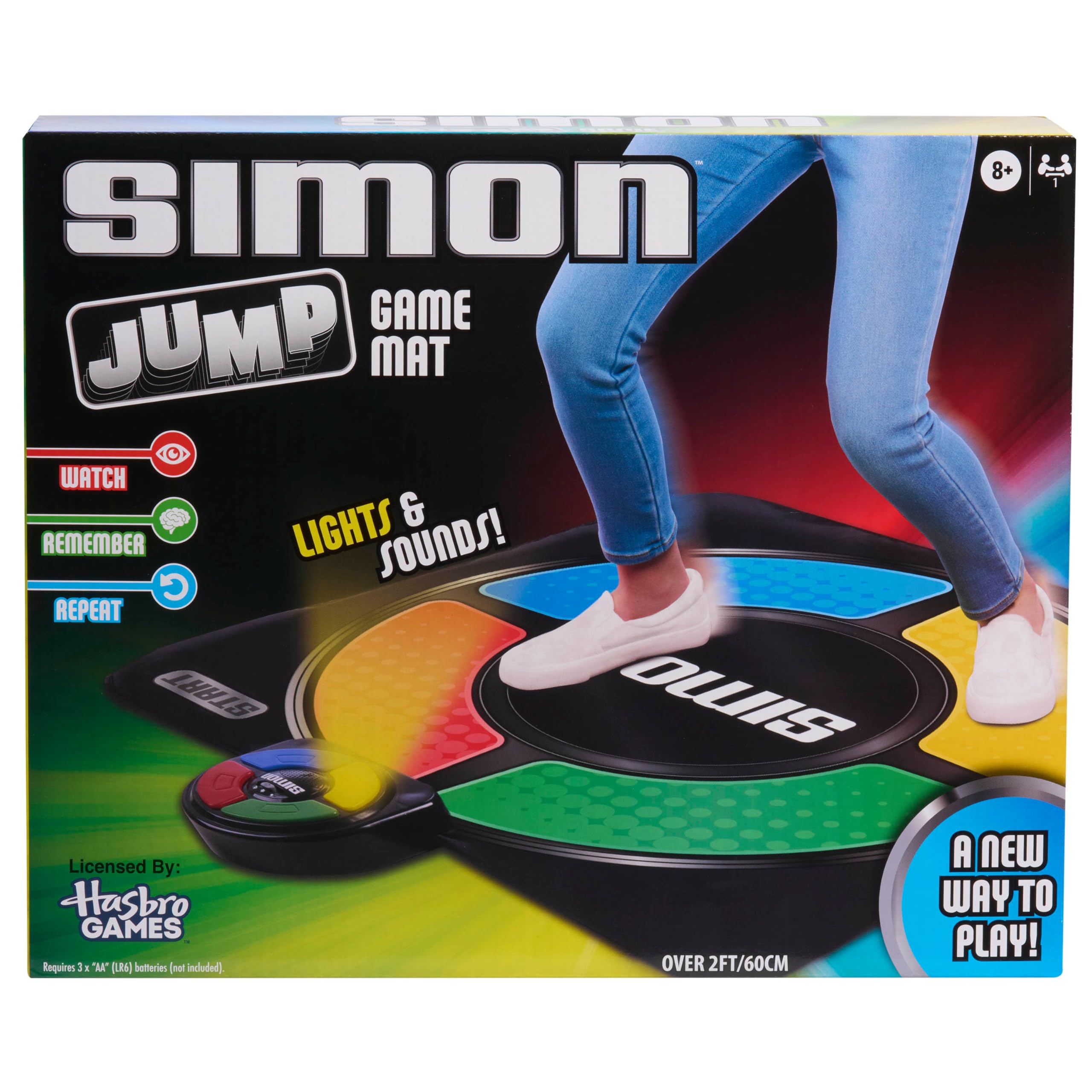 Foto 6 pulgar | Tapete De Juego Just Play Hasbro Simon Jump Con Luces Para Niños Mayores De 8 Años - Venta Internacional.