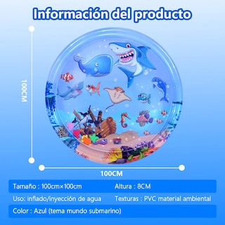 Foto 2 | Tapete Inflable con Agua para Bebés Eo Safe Imports ESI-21007 Azul