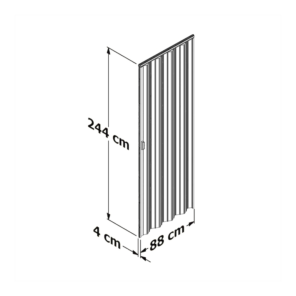 Foto 6 pulgar | Puerta Plegable Playcon 88 x 244 cm Pvc Mapple