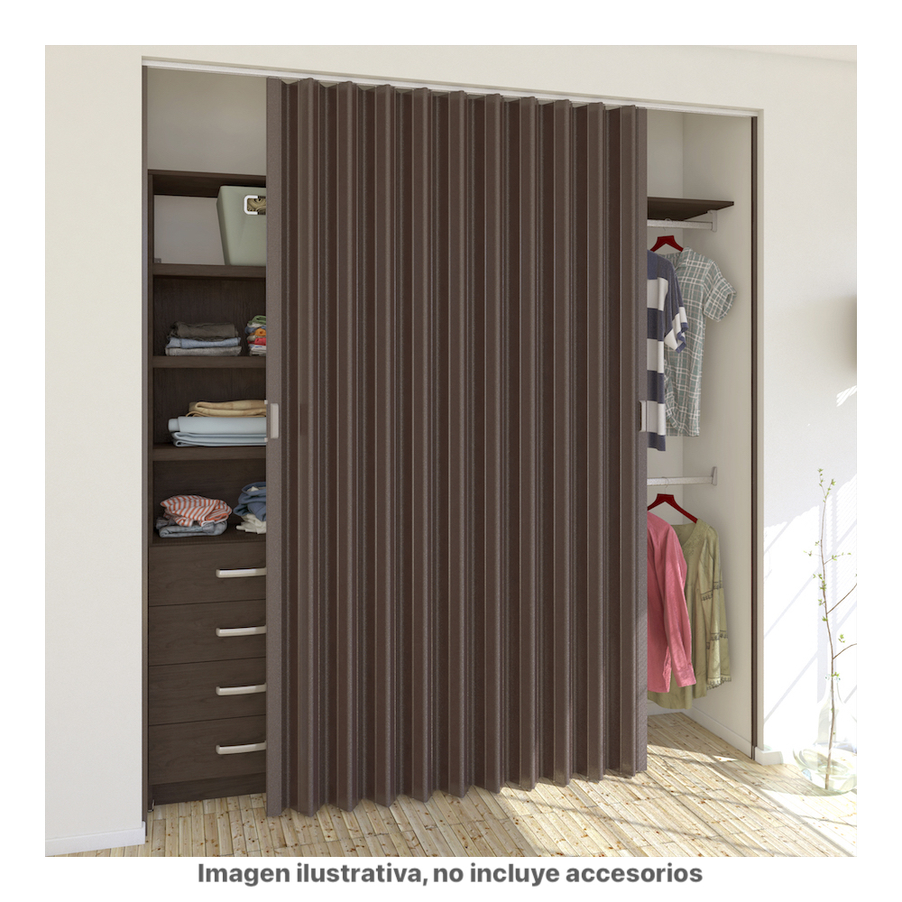 Foto 5 | Puerta Plegable Grande - Chocolate