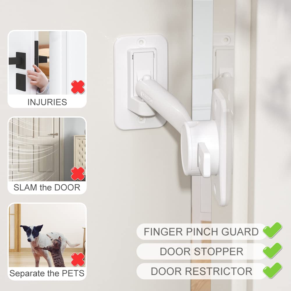 Foto 2 | Protector Eudemon Ajustable Para Puertas A Prueba De Niños - Venta Internacional.