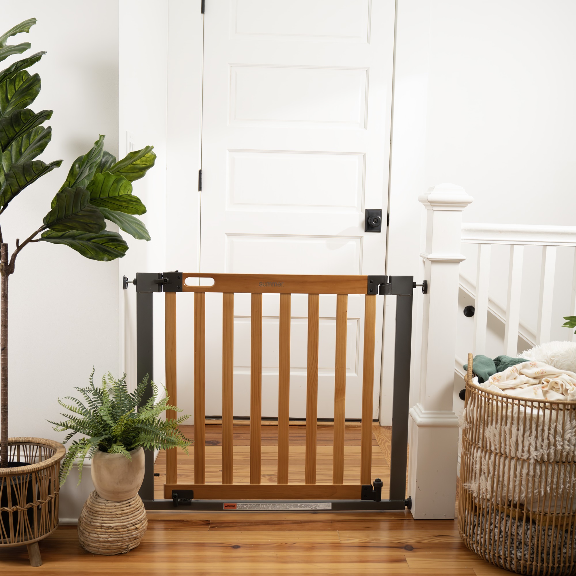 Foto 5 | Puerta De Seguridad Para Niños Summer West End Honey Oak
