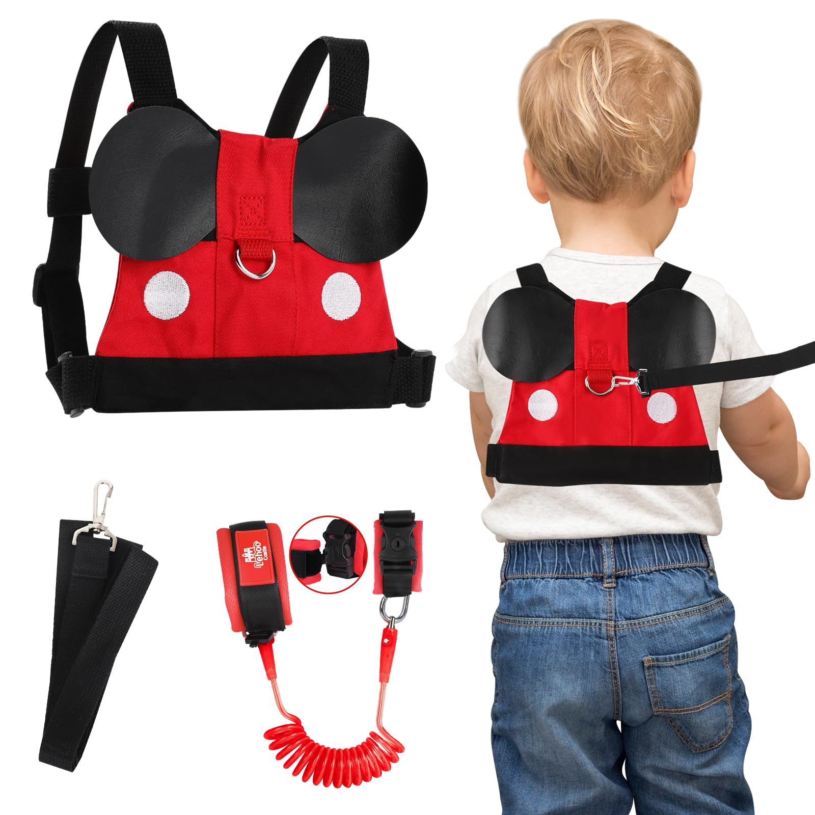 Foto 2 pulgar | Arnés De Seguridad Lehoo Castle Para Niños Pequeños Mickey Boys - Venta Internacional.