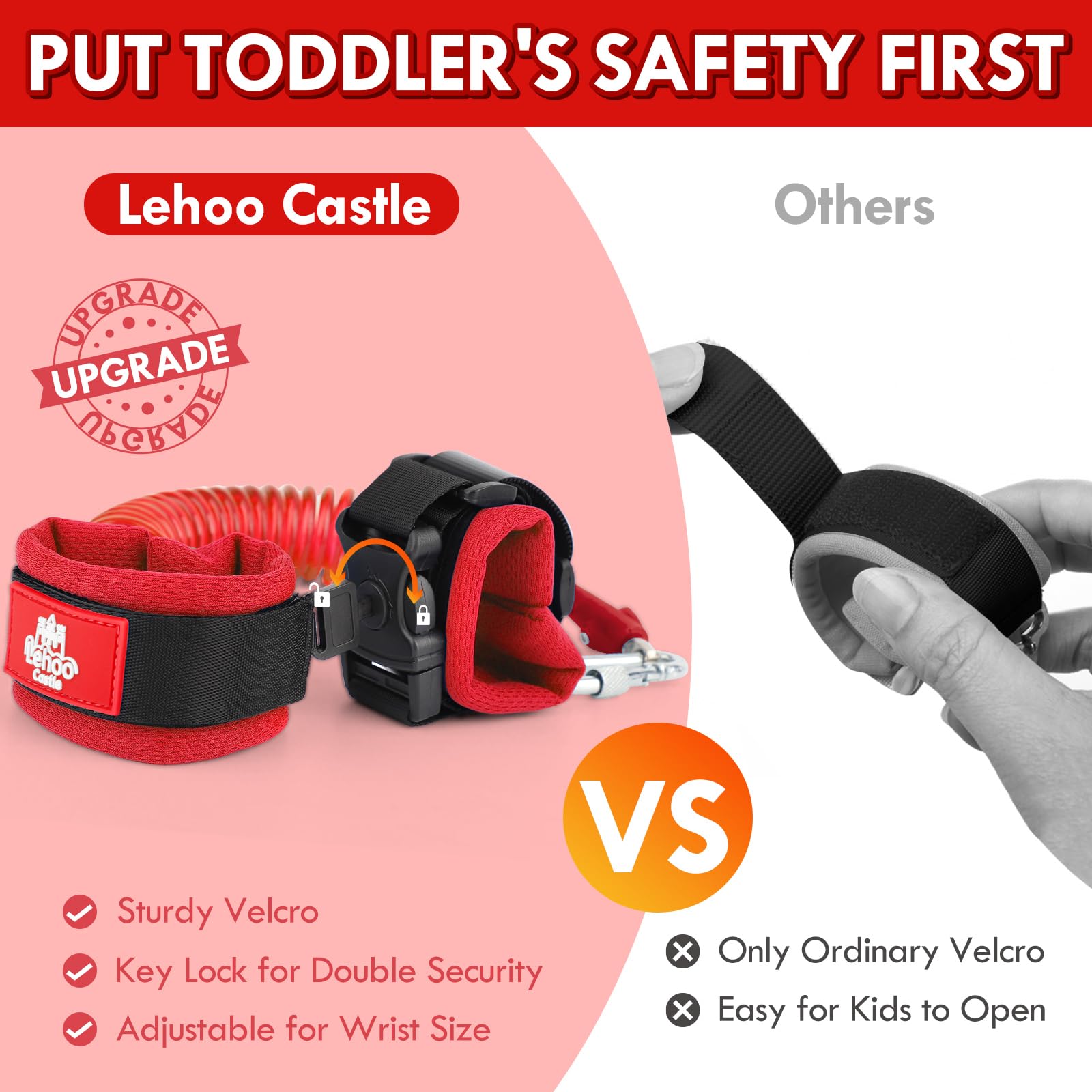 Foto 3 pulgar | Arnés De Seguridad Lehoo Castle Para Niños Pequeños Mickey Boys - Venta Internacional.