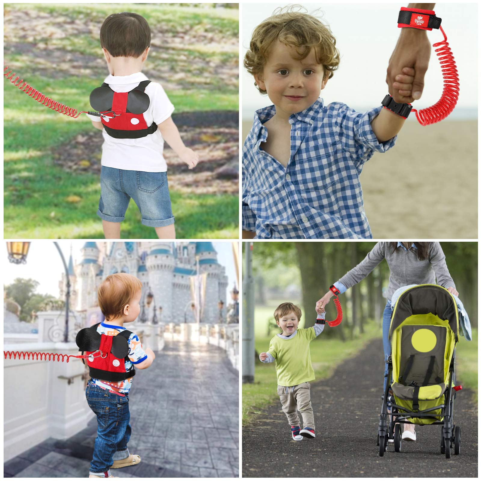 Foto 8 pulgar | Arnés De Seguridad Lehoo Castle Para Niños Pequeños Mickey Boys - Venta Internacional.
