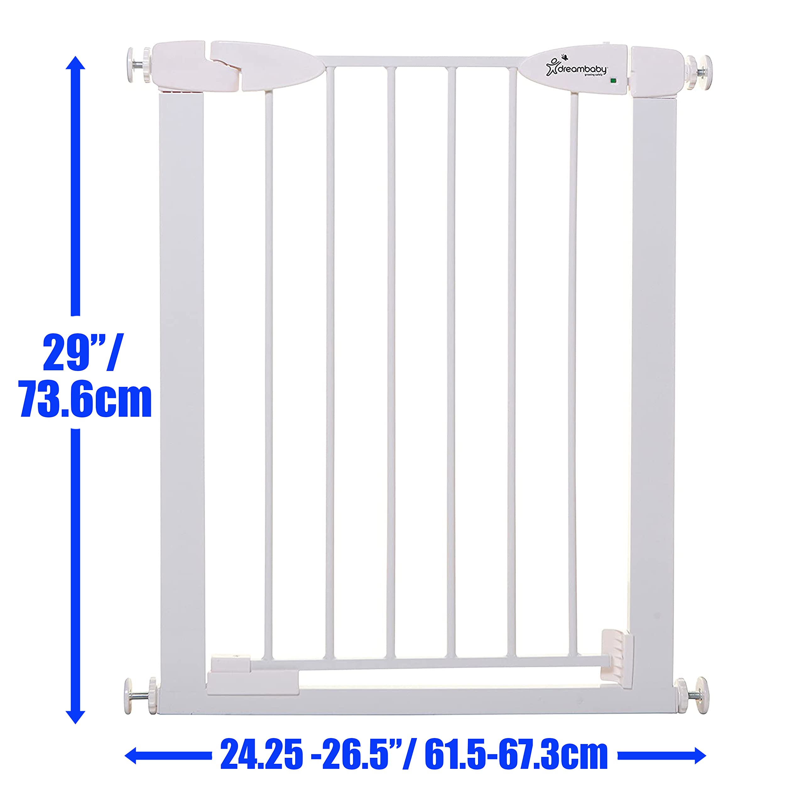 Foto 4 pulgar | Baby Gate Dreambaby Boston Con Cierre Automático Magnético, Color Blanco - Venta Internacional.