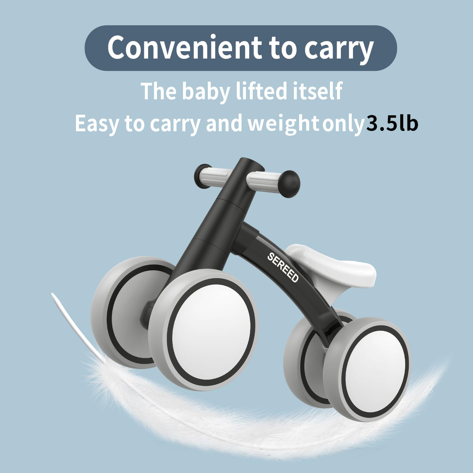 Foto 4 pulgar | Venta Internacional - Bicicleta De Equilibrio Sereed Baby Para Niños De 1 Año Y Niñas De 12 A 24 Meses