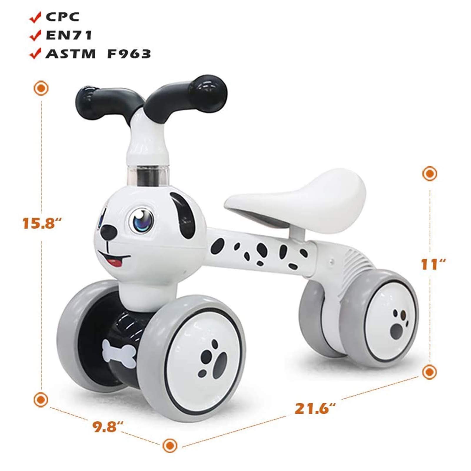 Foto 7 pulgar | Venta Internacional - Bicicleta Balance Ygjt Para Niños De 1 A 3 Años Con Ruedas Silent Spotty