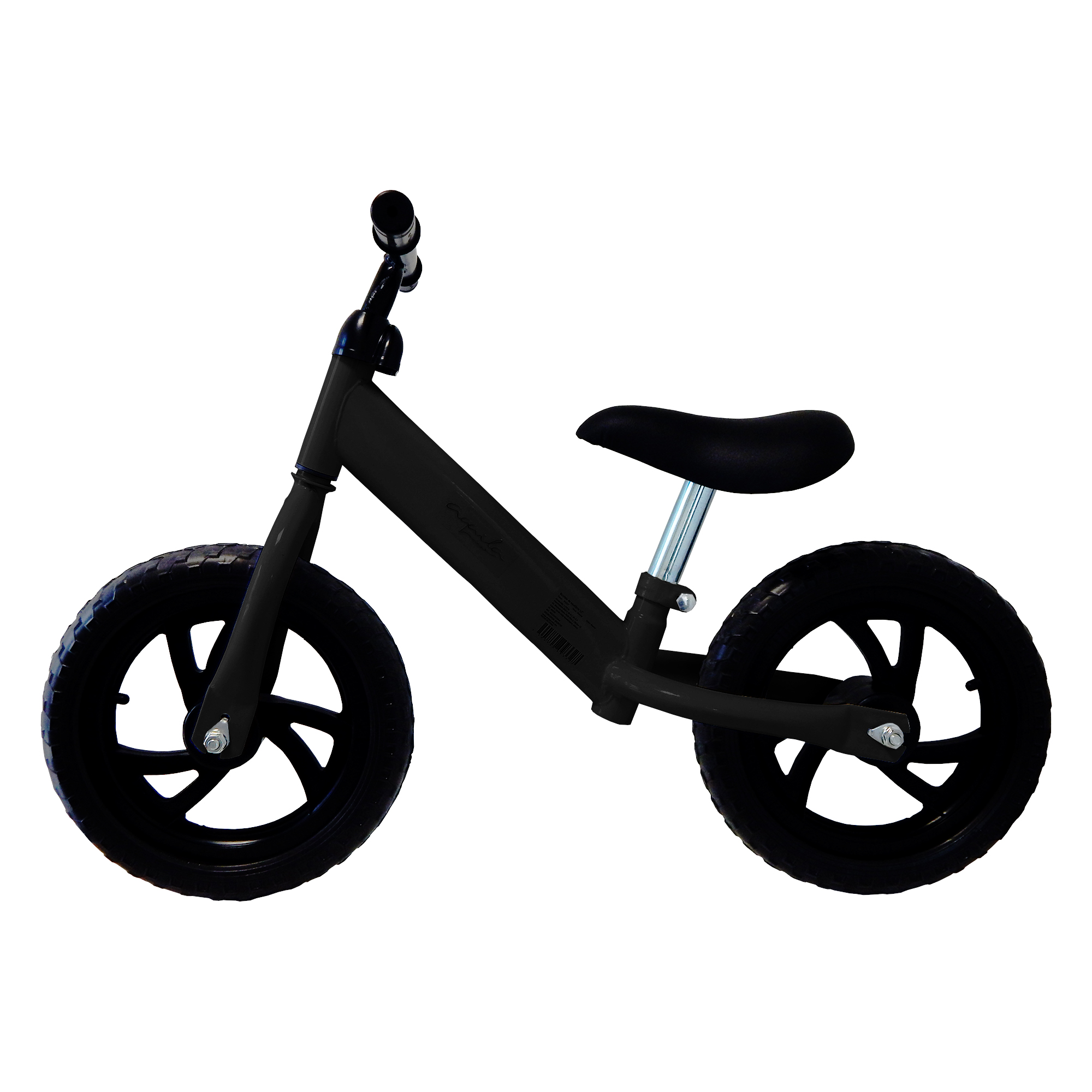 Bicicleta de Equilibrio Aquila Charme Negra Ajustable para Niños