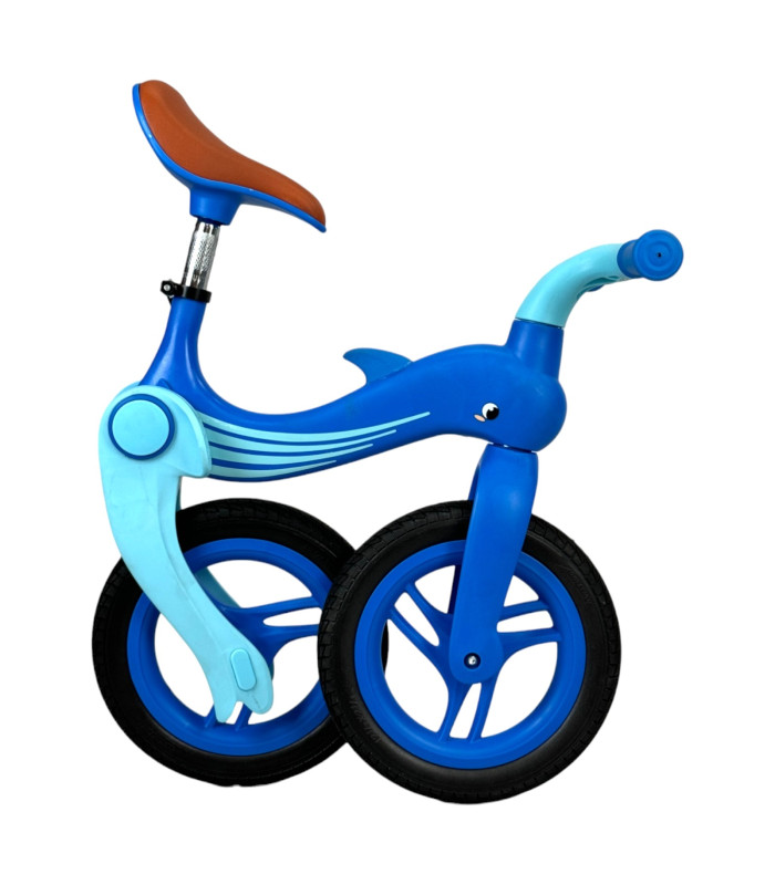 Foto 4 pulgar | Bicicleta de Equilibrio y Balance Llanta de Goma Plegable Azul