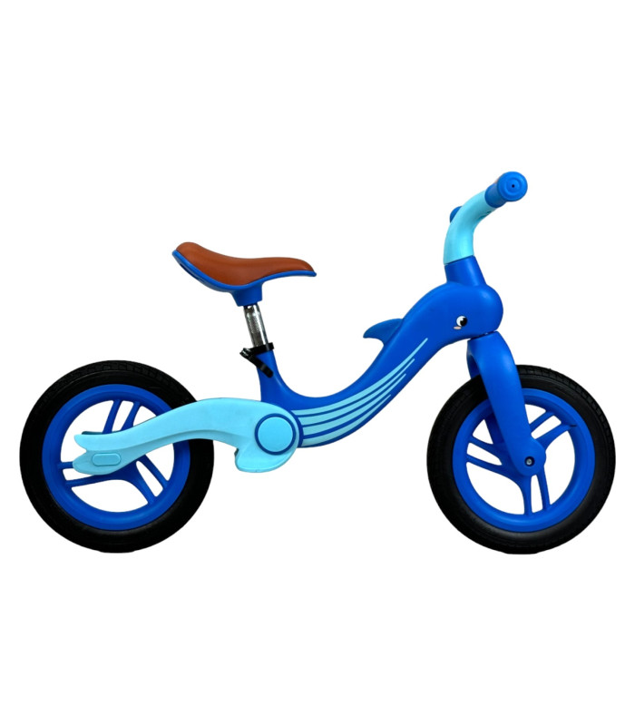 Foto 5 | Bicicleta de Equilibrio y Balance Llanta de Goma Plegable Azul