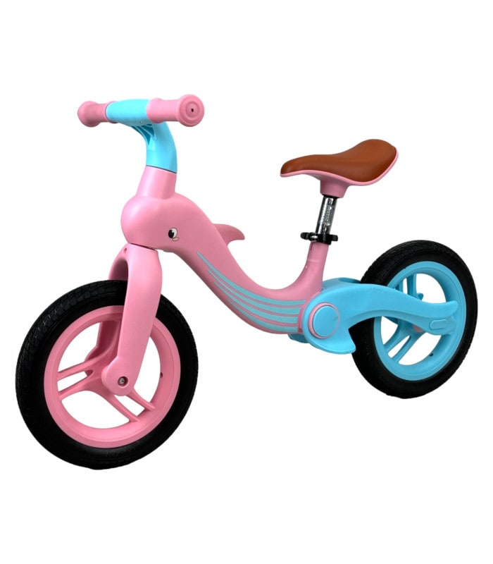 Bicicleta de Equilibrio y Balance Llanta de Goma Plegable Rosa $1,309