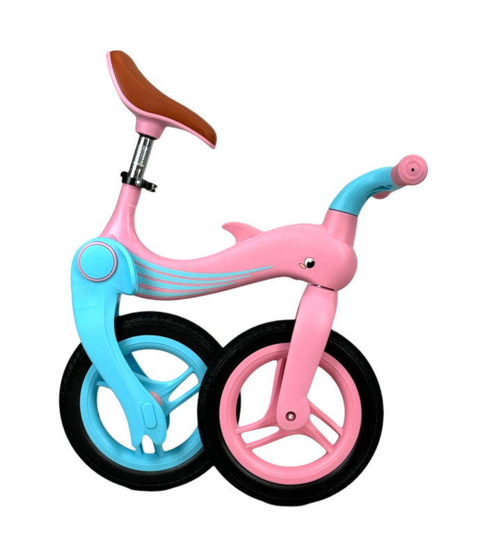 Foto 3 | Bicicleta de Equilibrio y Balance Llanta de Goma Plegable Rosa