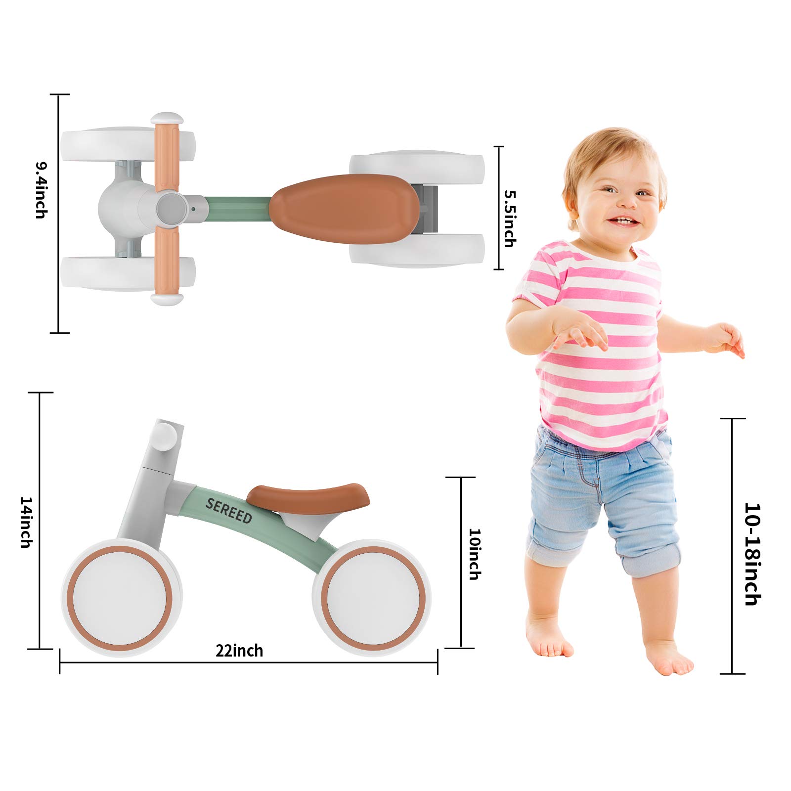 Foto 3 pulgar | Bicicleta de Equilibrio Sereed- Venta Internacional