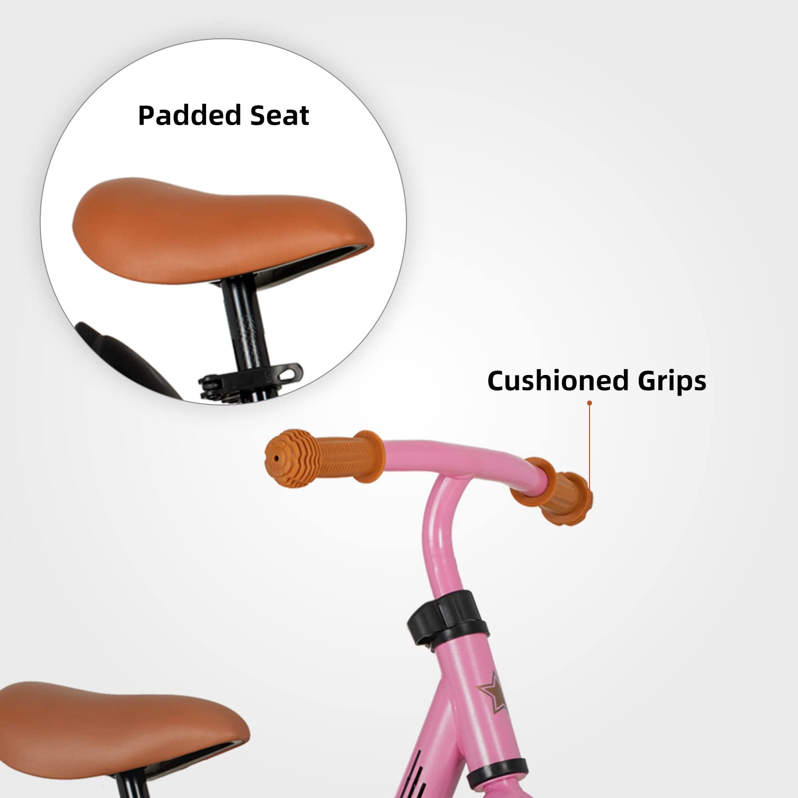 Foto 4 pulgar | Bicicleta de Equilibrio Joystar Rosa Infantil-Venta Internacional