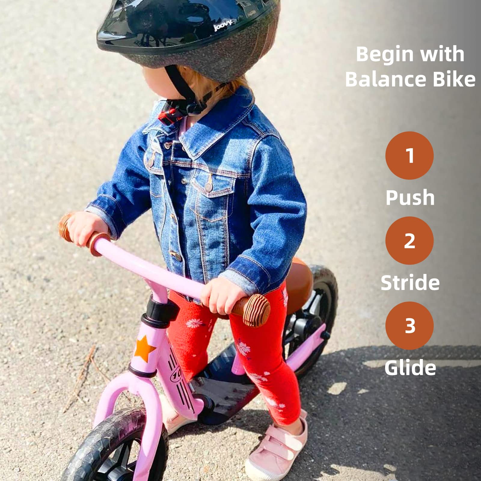 Foto 6 pulgar | Bicicleta de Equilibrio Joystar Rosa Infantil-Venta Internacional