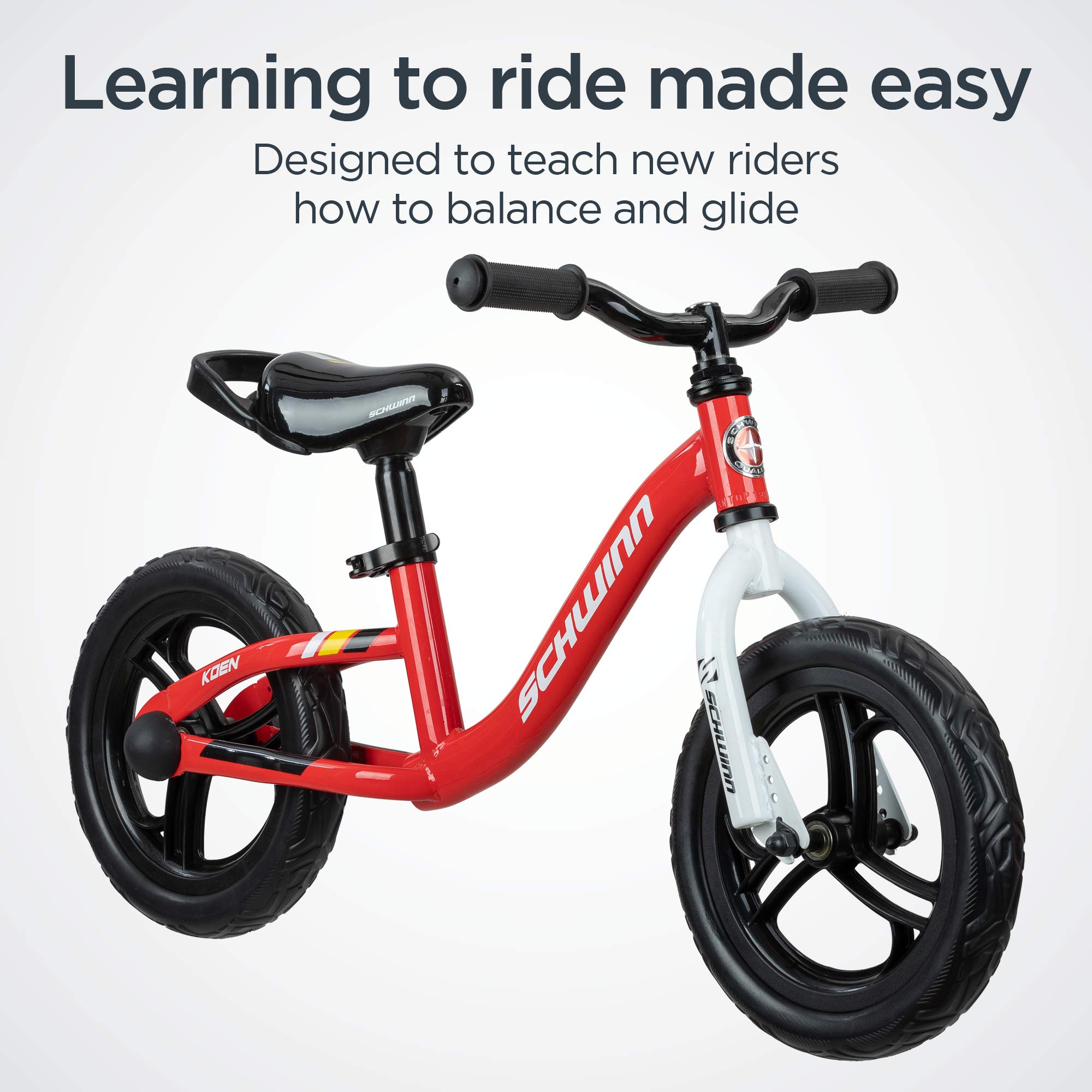 Foto 3 pulgar | Bicicleta Balance Schwinn Koen & Elm Con Ruedas De 12 Pulgadas Para Niños, Color Rojo - Venta Internacional.