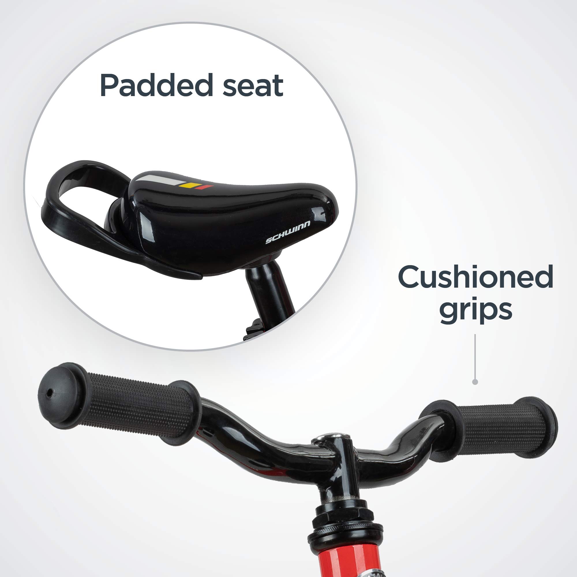 Foto 5 pulgar | Bicicleta Balance Schwinn Koen & Elm Con Ruedas De 12 Pulgadas Para Niños, Color Rojo - Venta Internacional.