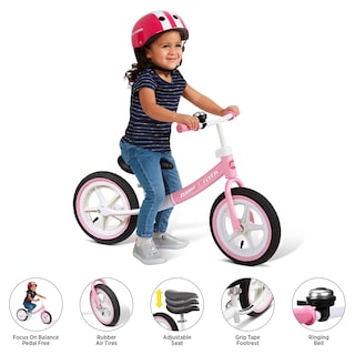 Foto 2 | Radio Balance Bike Flyer Air Ride Para Bebés De 1,5 A 5 Años, Color Rosa - Venta Internacional.