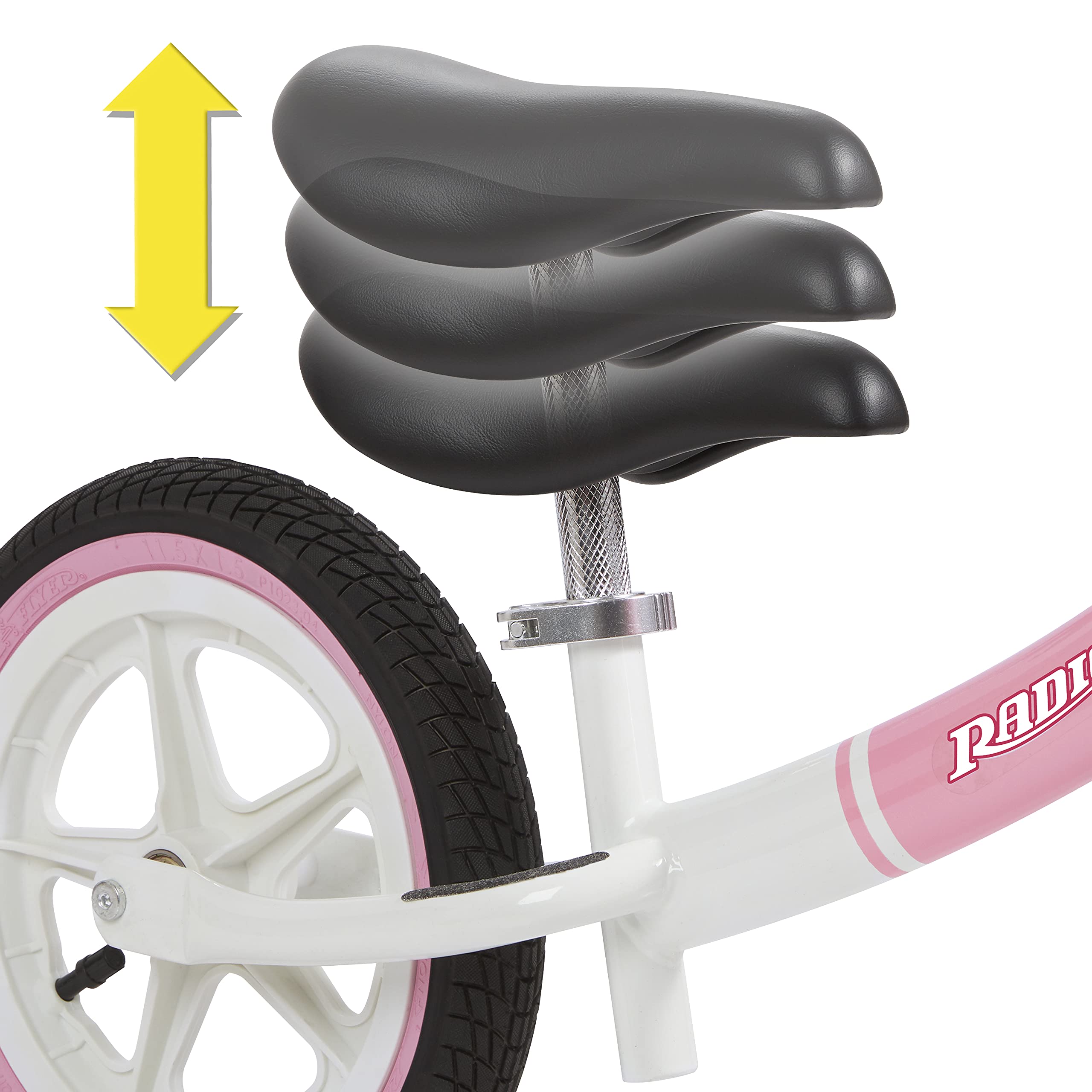 Foto 7 pulgar | Radio Balance Bike Flyer Air Ride Para Bebés De 1,5 A 5 Años, Color Rosa - Venta Internacional.