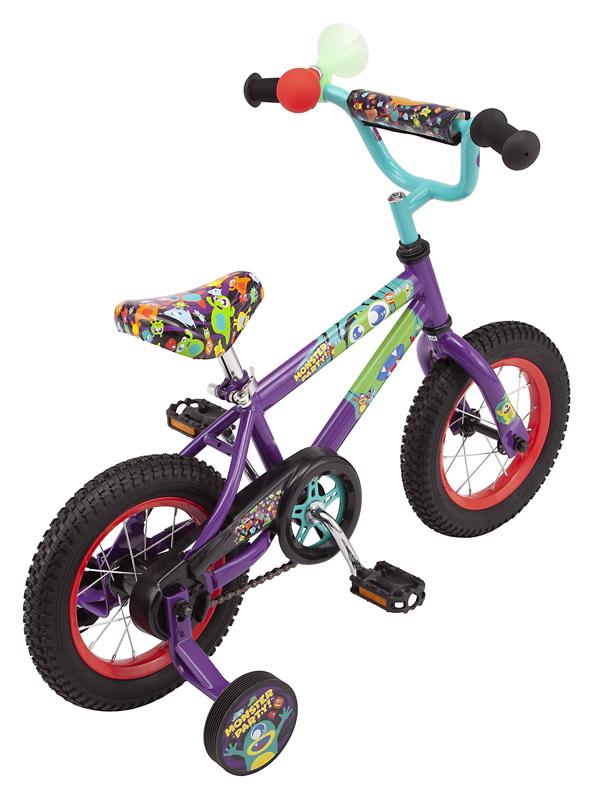 Foto 4 pulgar | Ruedas Bike Pacific Funny Monsters Para Niños De 12 Pulgadas, Color Morado De 3 A 5 Años - Venta Internacional.