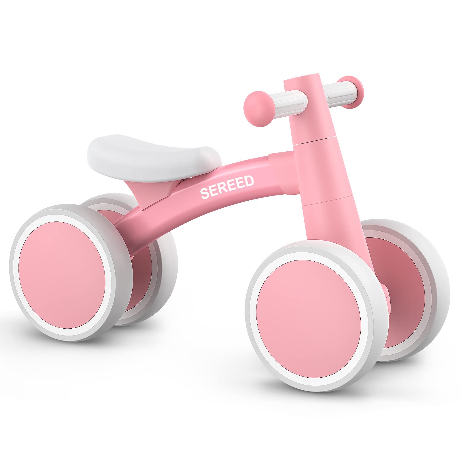 Bicicleta Balance Sereed Baby Para Niños Y Niñas De 1 Año, Color Rosa - Venta Internacional.