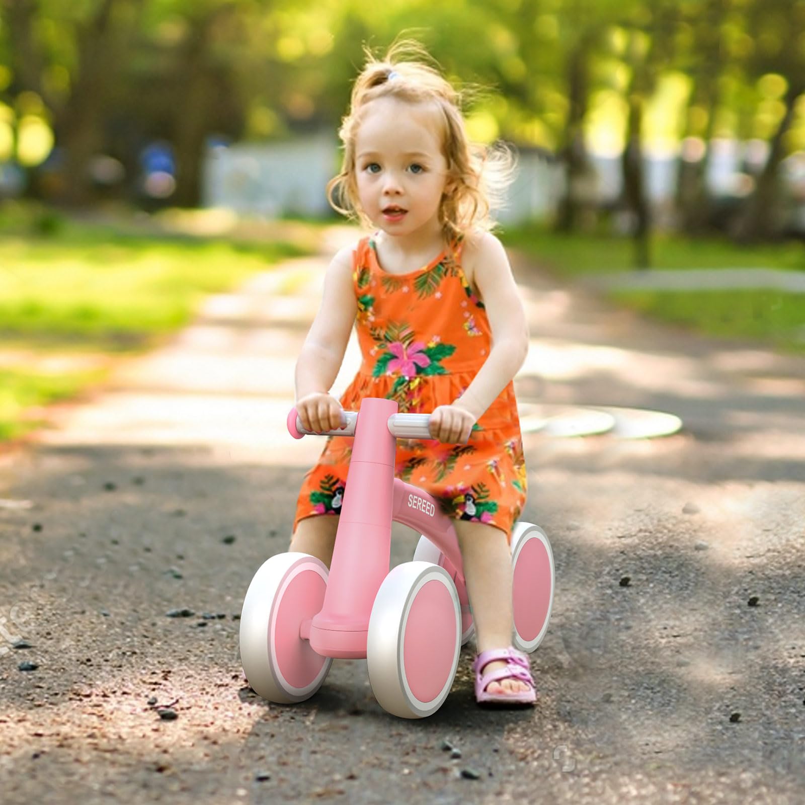 Foto 8 pulgar | Bicicleta Balance Sereed Baby Para Niños Y Niñas De 1 Año, Color Rosa - Venta Internacional.