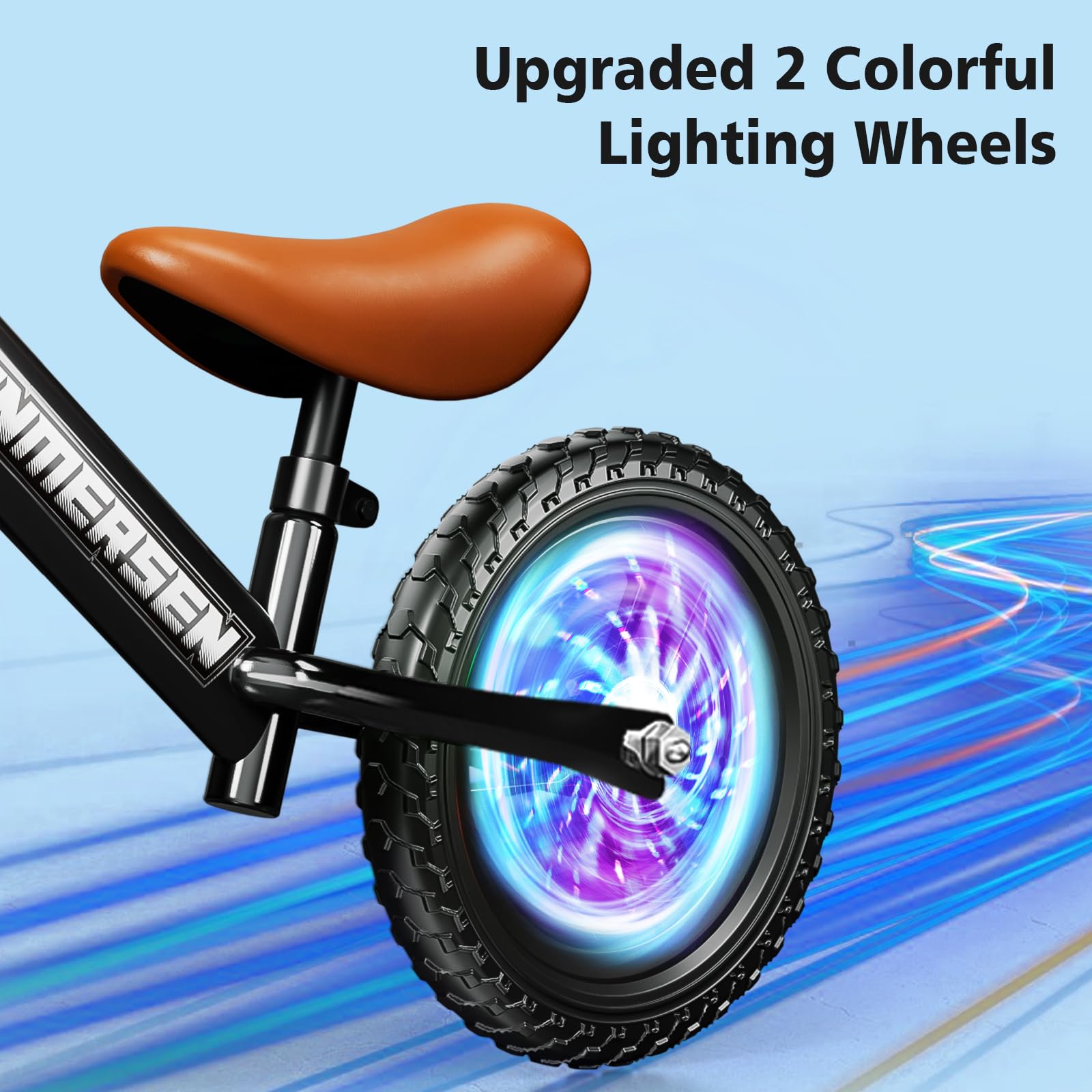 Foto 3 pulgar | Bicicleta Balance M Sanmersen Con Iluminación Colorida De 2 A 5 Años - Venta Internacional.