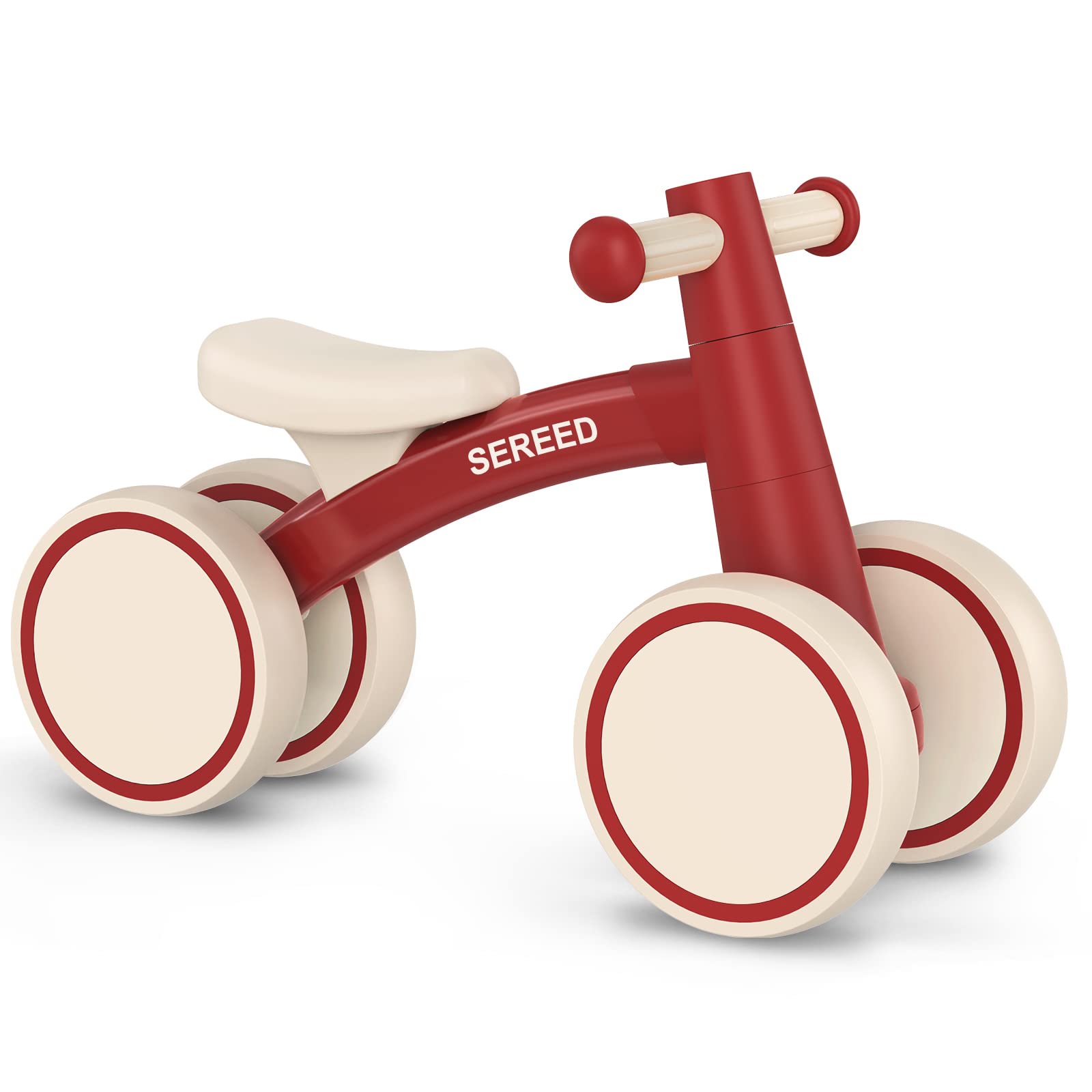 Bicicleta Balance Sereed Para Marco De Aluminio De 1 Año, Color Rojo - Venta Internacional.