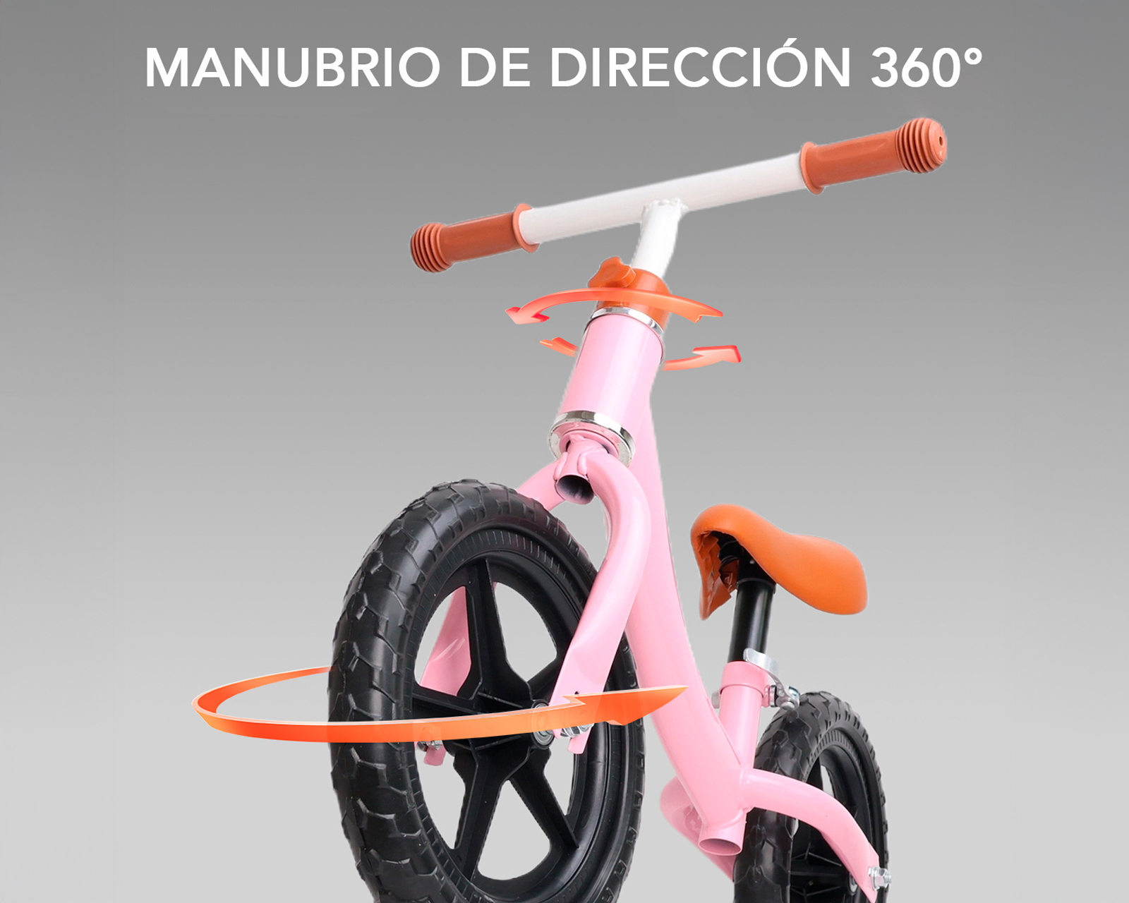 Foto 5 pulgar | Bicicleta De Equilibrio Y Balance Basitex Color Rosa