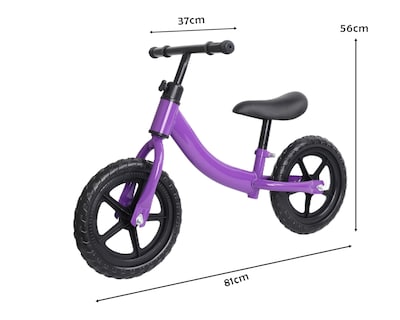 Foto 3 | Bicicleta De Equilibrio Y Balance Basitex Color Morado