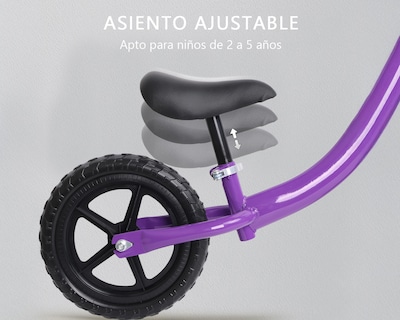 Foto 5 | Bicicleta De Equilibrio Y Balance Basitex Color Morado