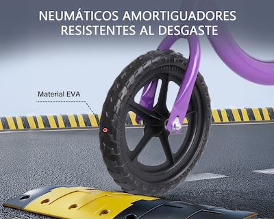 Foto 7 | Bicicleta De Equilibrio Y Balance Basitex Color Morado