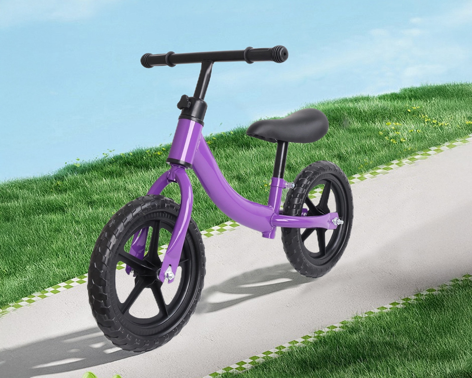 Foto 8 | Bicicleta De Equilibrio Y Balance Basitex Color Morado