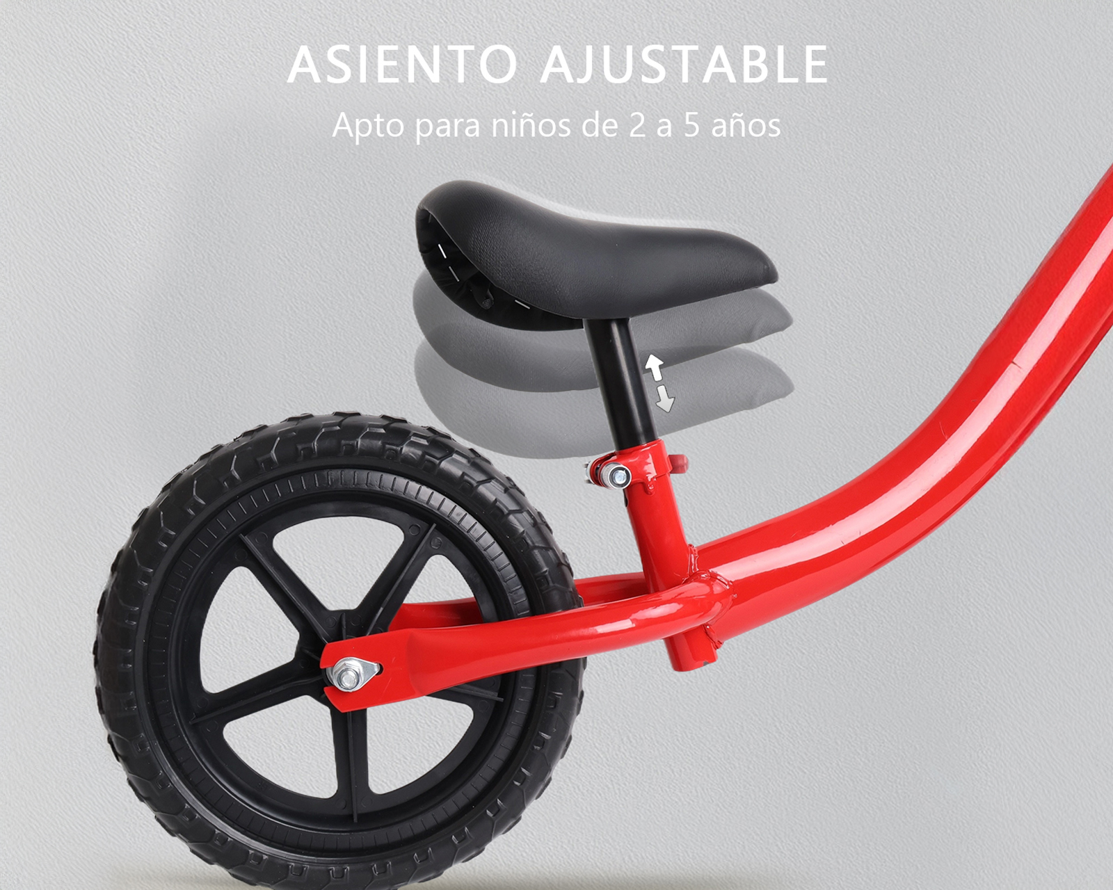 Foto 4 | Bicicleta De Equilibrio Y Balance Basitex Color Rojo