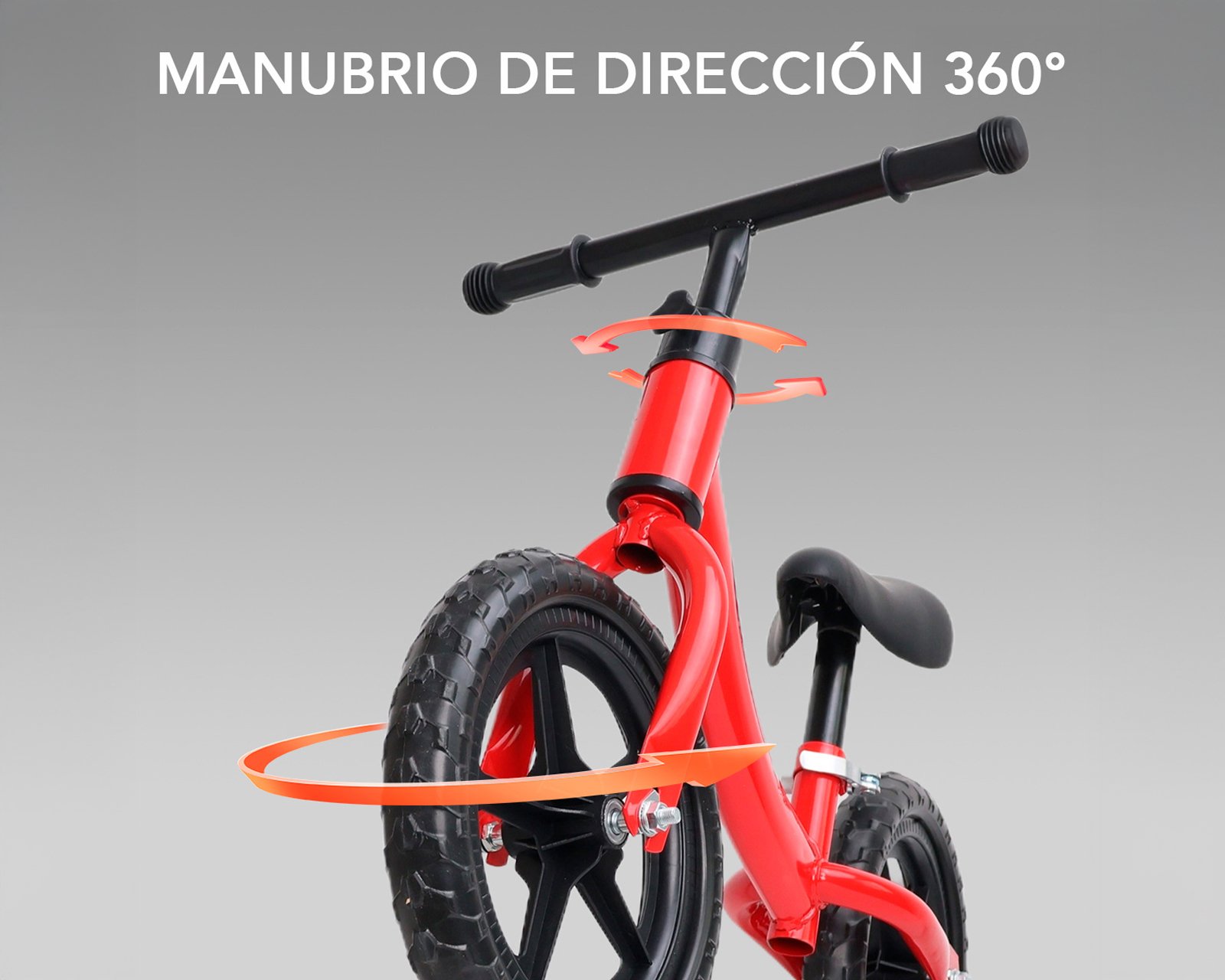 Foto 5 | Bicicleta De Equilibrio Y Balance Basitex Color Rojo