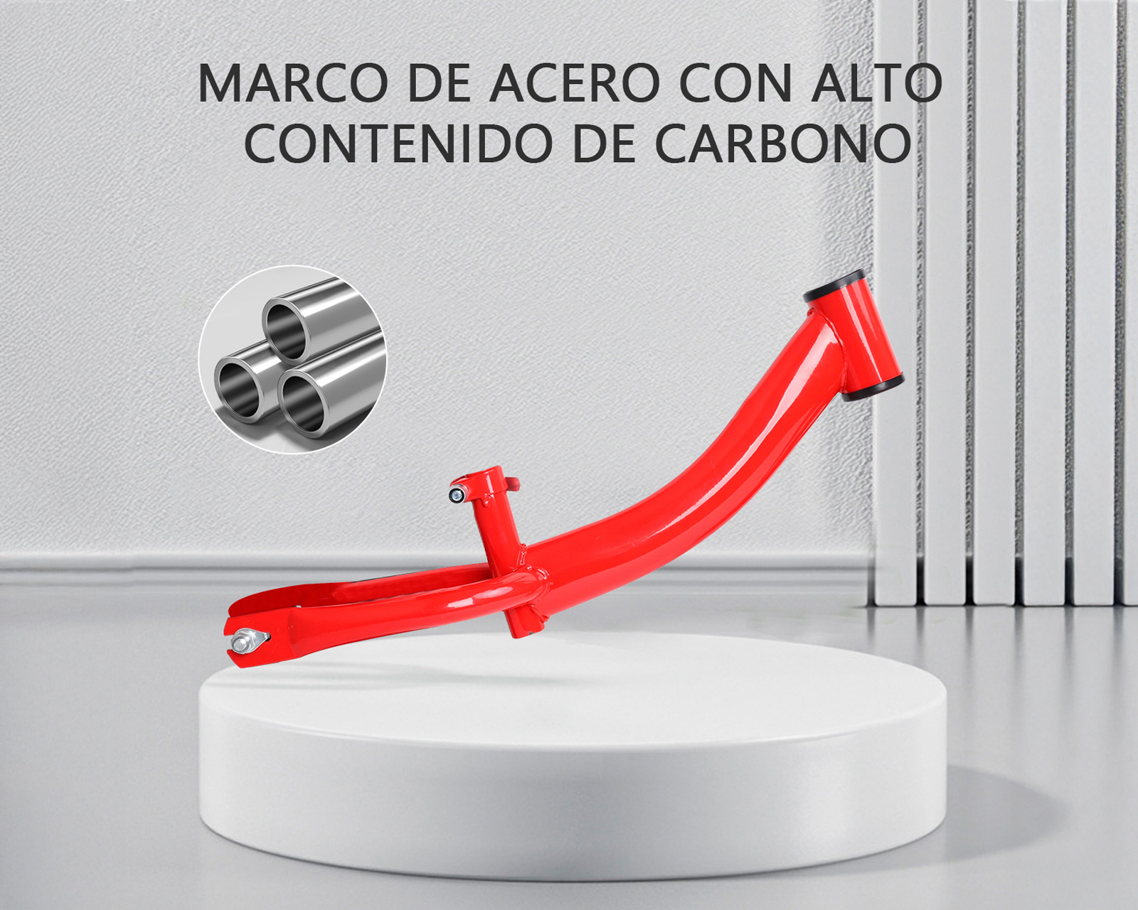 Foto 6 | Bicicleta De Equilibrio Y Balance Basitex Color Rojo