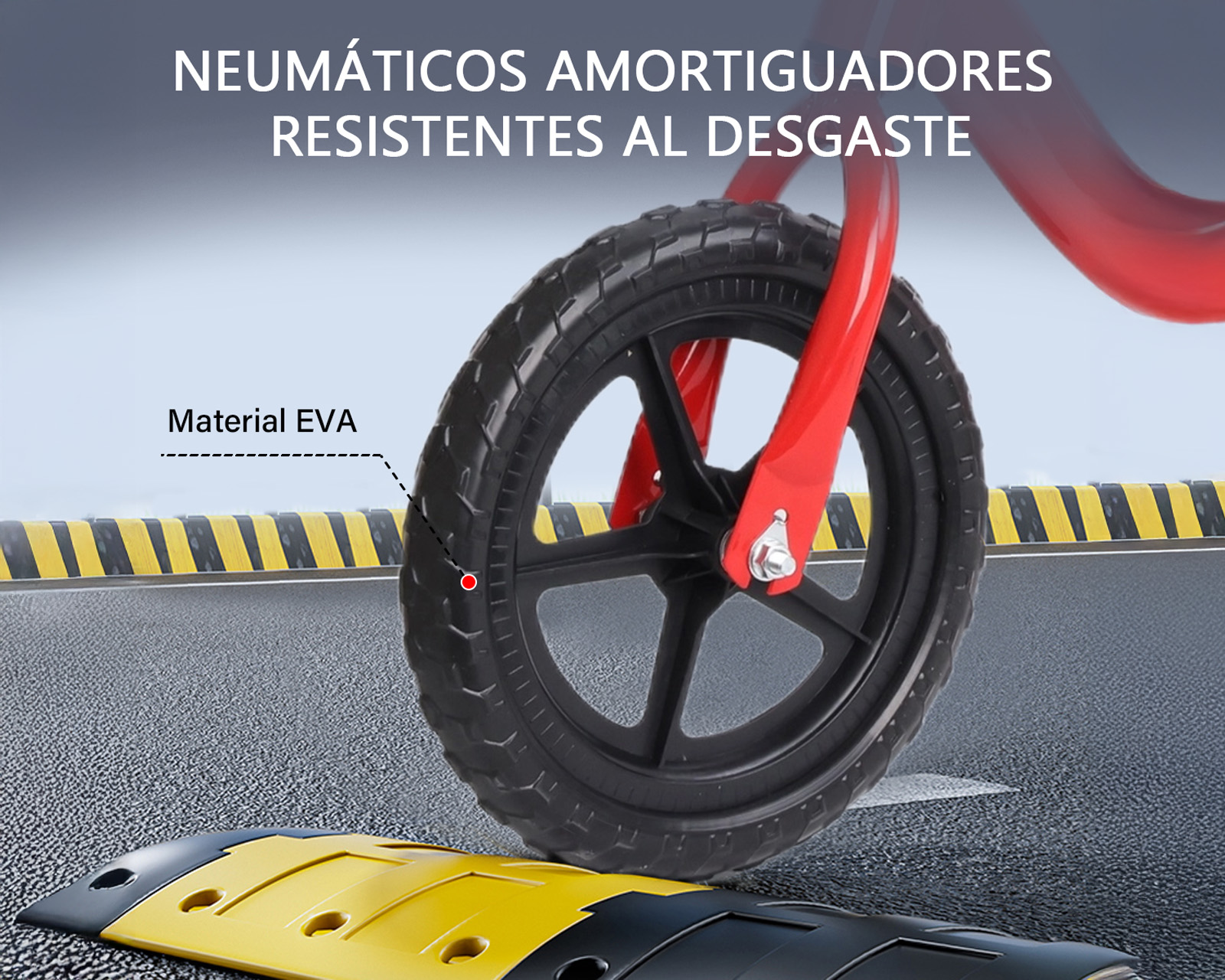 Foto 7 | Bicicleta De Equilibrio Y Balance Basitex Color Rojo