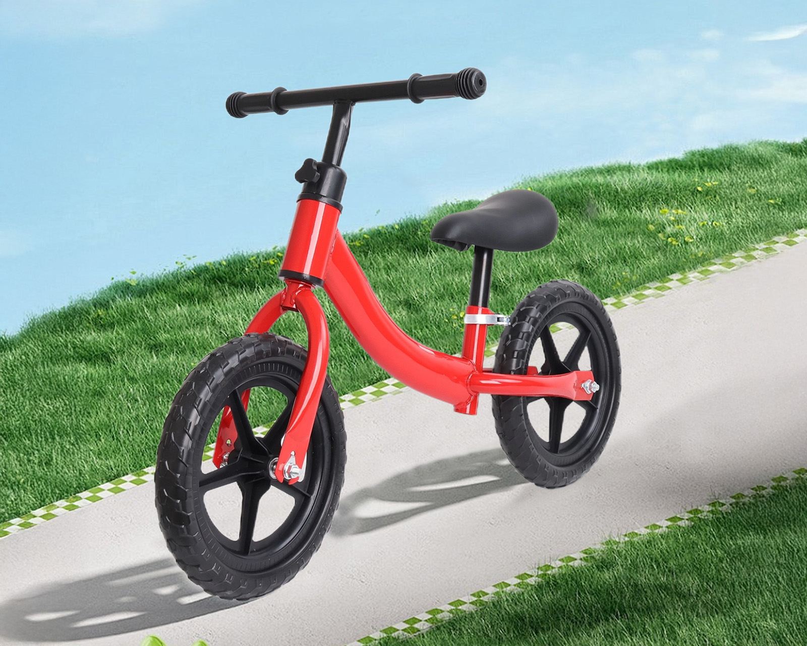 Foto 8 | Bicicleta De Equilibrio Y Balance Basitex Color Rojo