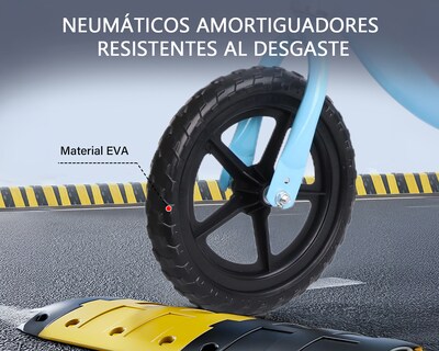 Foto 6 | Bicicleta De Equilibrio Y Balance Basitex Color Azul