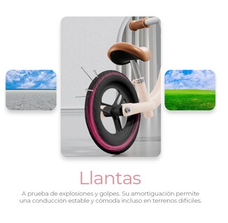 Foto 2 | Bicicleta De Equilibrio Sin Pedales Entrenadora Para Niños Color Rosa