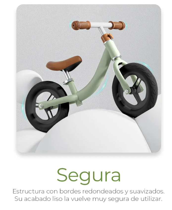 Foto 6 pulgar | Bicicleta De Equilibrio Sin Pedales Entrenadora Para Niños Color Verde