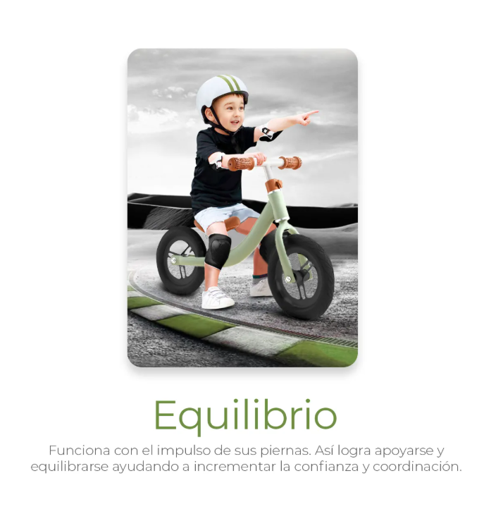 Foto 7 pulgar | Bicicleta De Equilibrio Sin Pedales Entrenadora Para Niños Color Verde