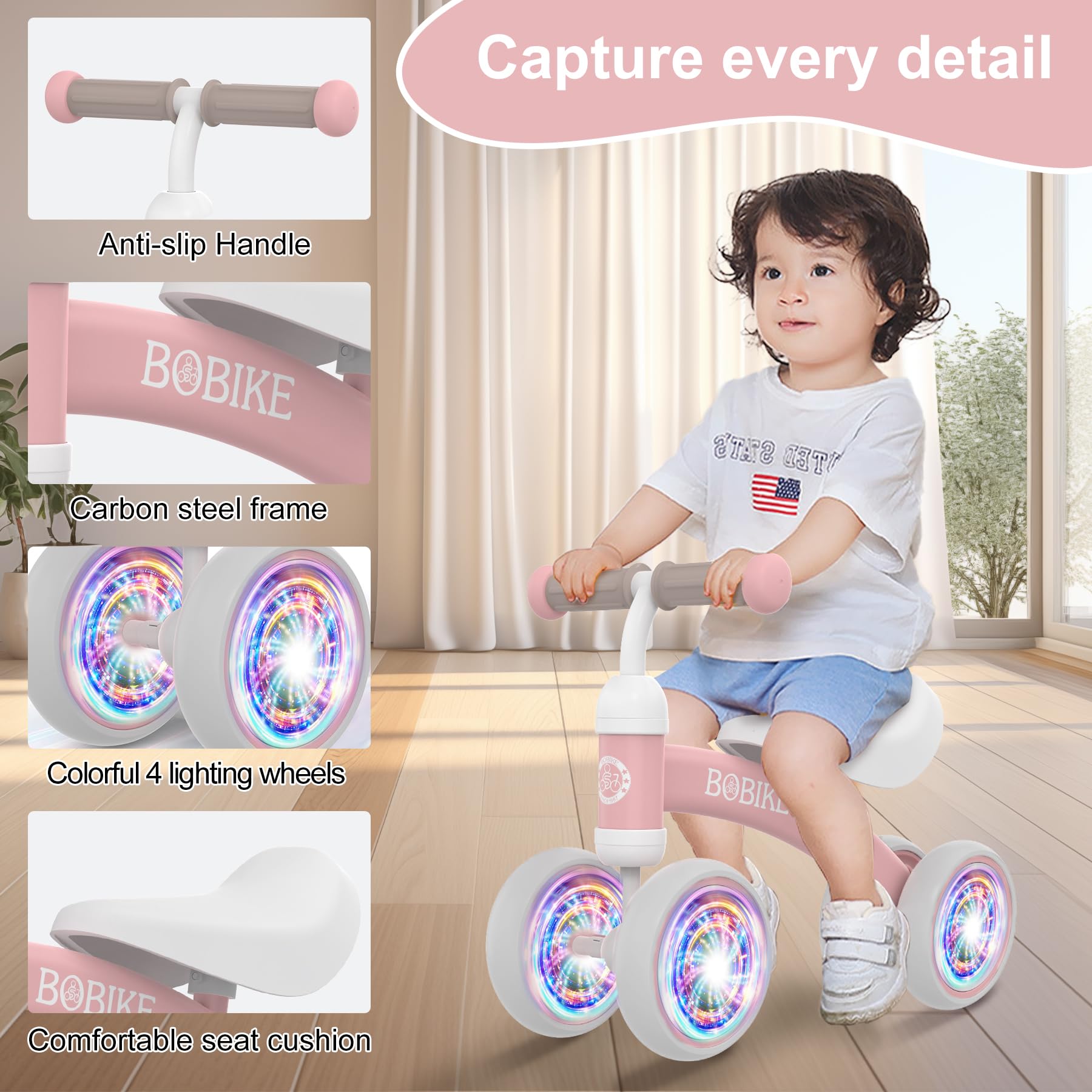 Foto 7 pulgar | Bicicleta Baby Balance Bobike Para 12 A 36 Meses Con 4 Ruedas - Venta Internacional.